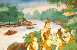 1Ascetic_Bodhisatta_Gotama_with_the_Group_of_Five